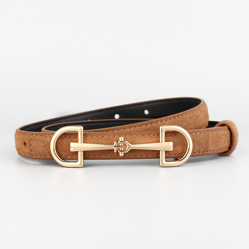 Women's Suede Leather Belt