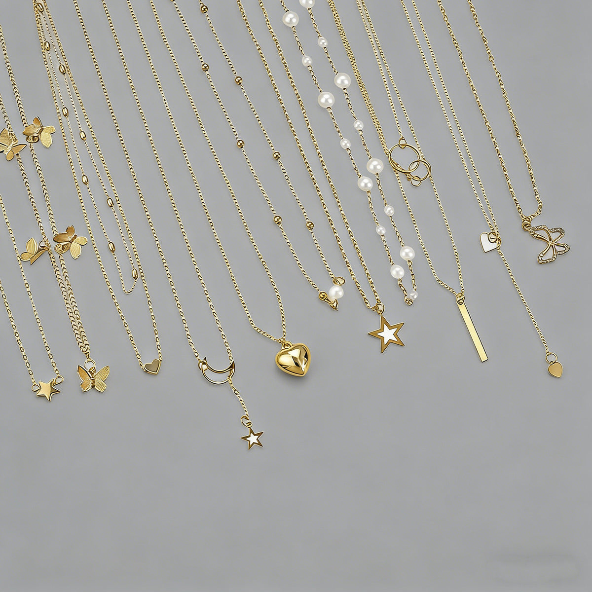 Golden Women Necklace Set