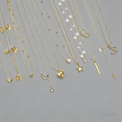 Golden Women Necklace Set