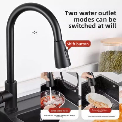 Stainless Steel Pull-Out Faucet