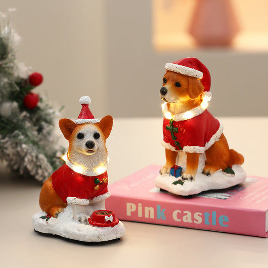 Christmas Glowing Musical Dog Ornament