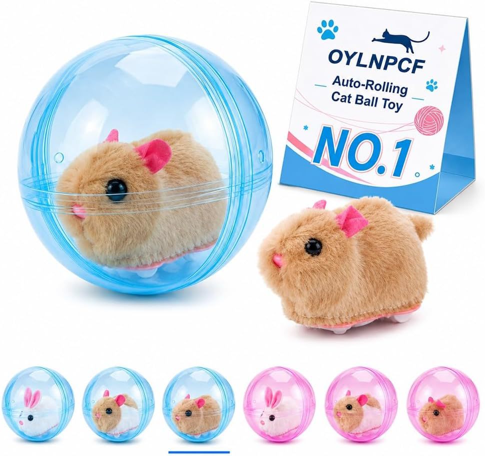 Interactive Rolling Pet Ball