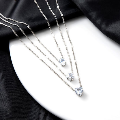 Multi Layered Crystal Necklace