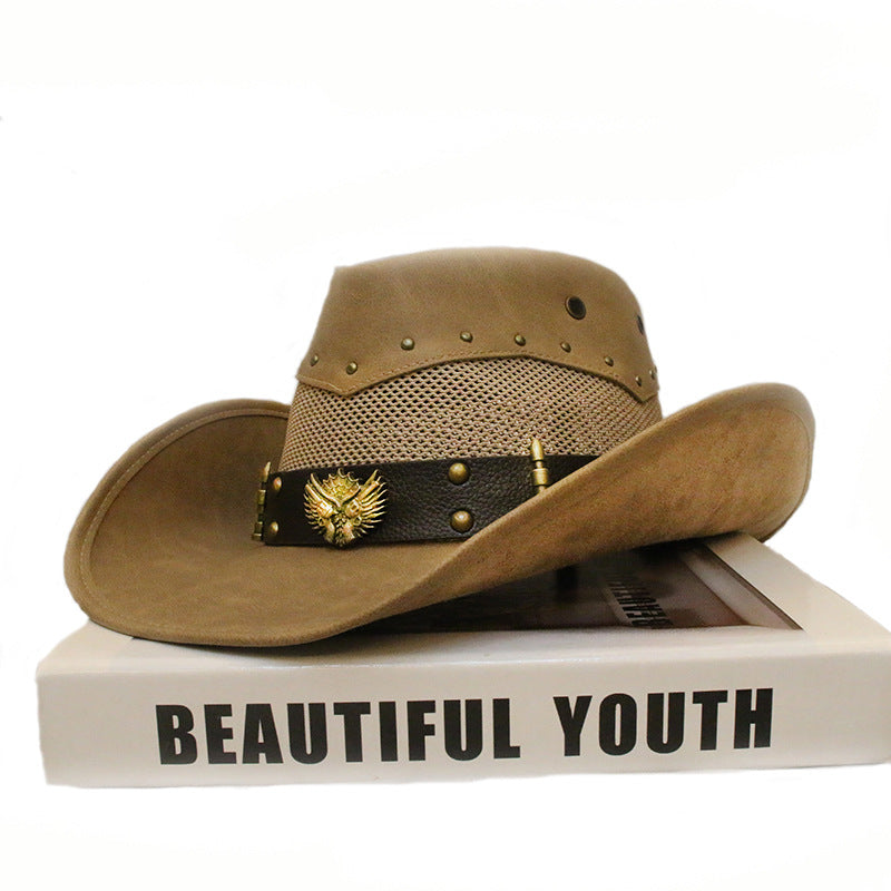 Leather Western Cowboy Hat