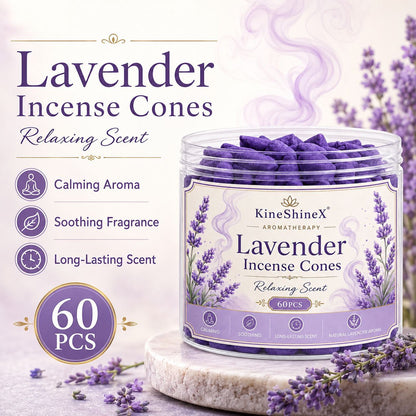 Lavender Musk Incense Cones