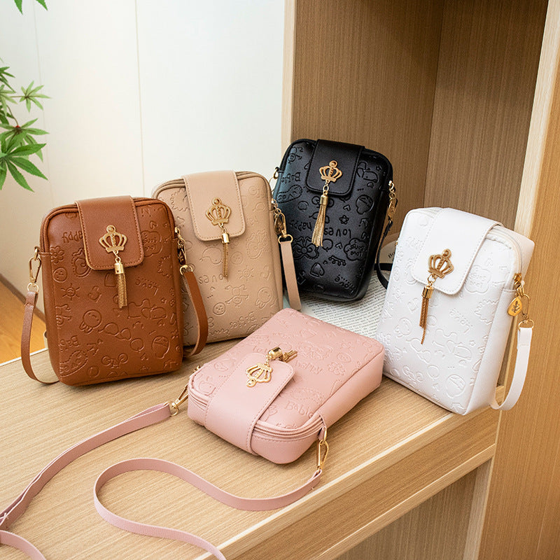 Women's Wavy Embossed Bag