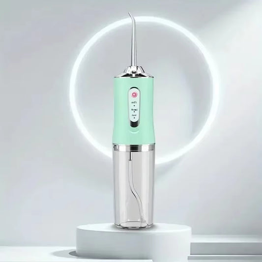 Portable Smart Electric Oral Irrigator Water Flosser Rechargeable Dental Water Jet Teeth Cleaner 3 Cleaning Modes Oral Care Device