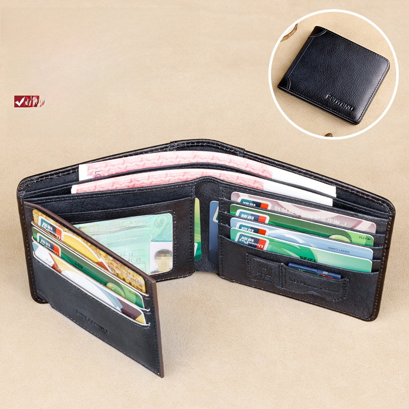 Genuine Leather RFID Wallet