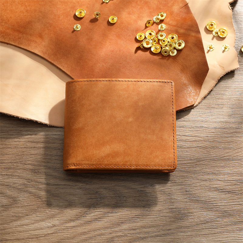 Men's Leather Short Wallet