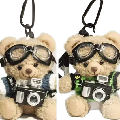 Flash Bear Camera Keychain