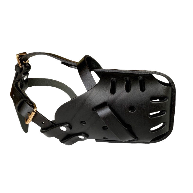 Cowhide Dog Training Muzzle