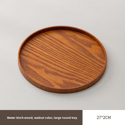 Wooden Multi-Purpose Serving Tray  Round Oval and Semicircle