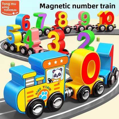 Magnetic Number Train Toy