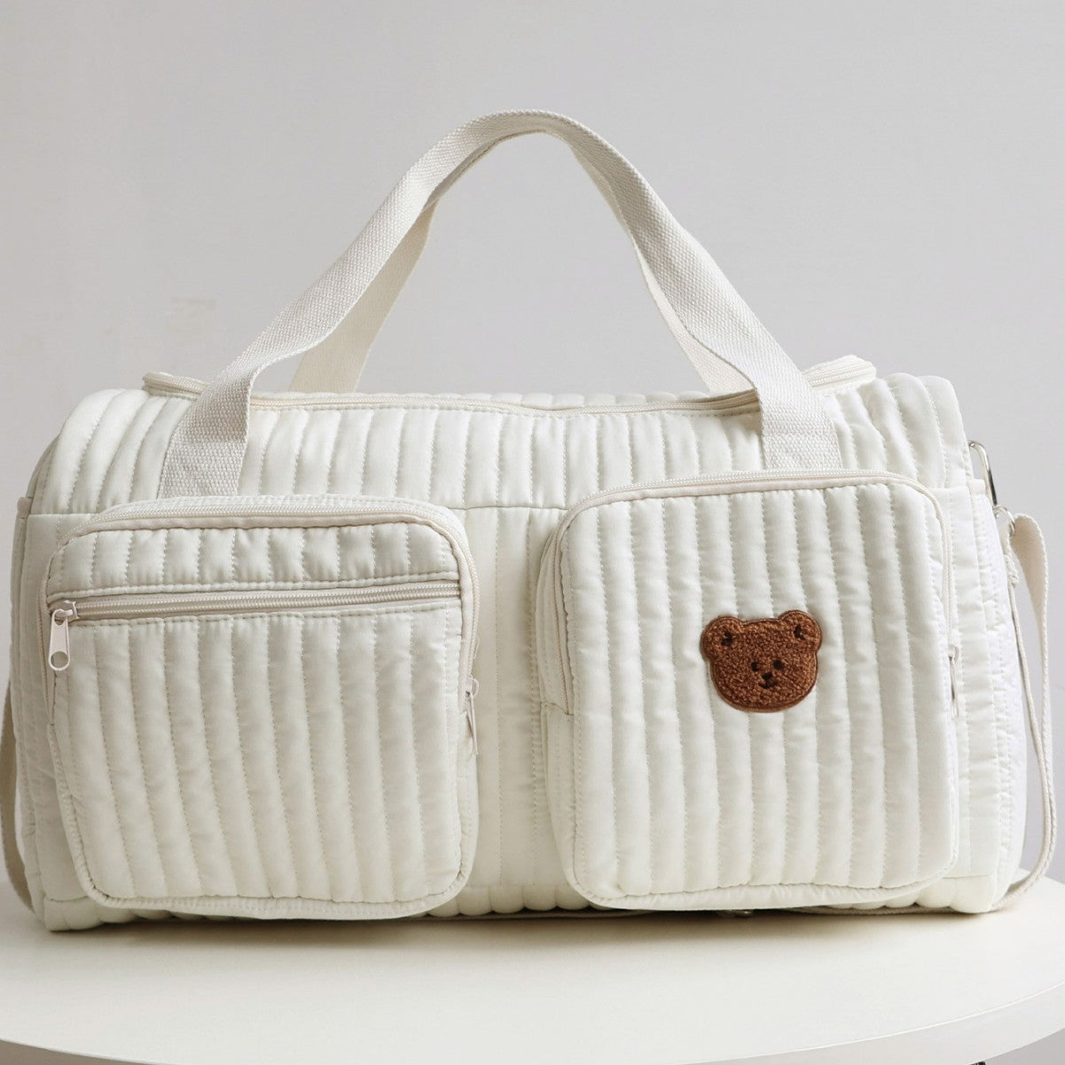 Quilted Travel Duffel Bag