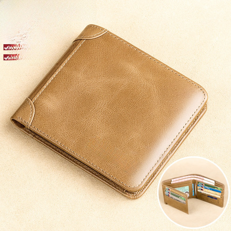 Genuine Leather RFID Wallet