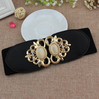 Women's Leaf Buckle Waist Belt