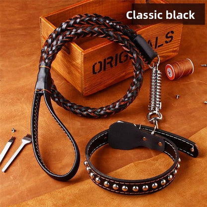 Genuine Leather Dog Leash