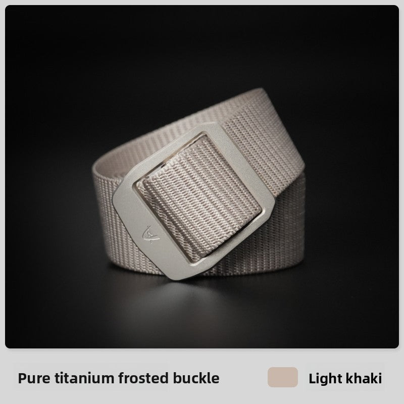 Titanium Tactical Canvas Belt
