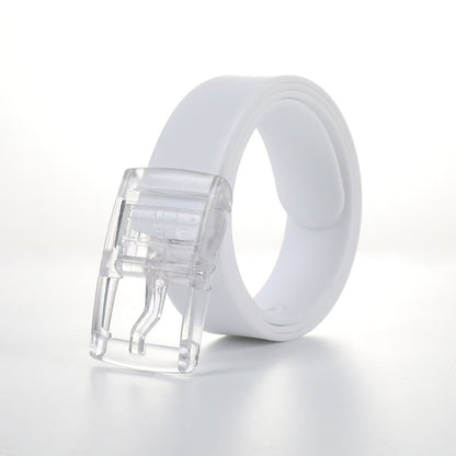 Unisex Colorful Silicone Belt