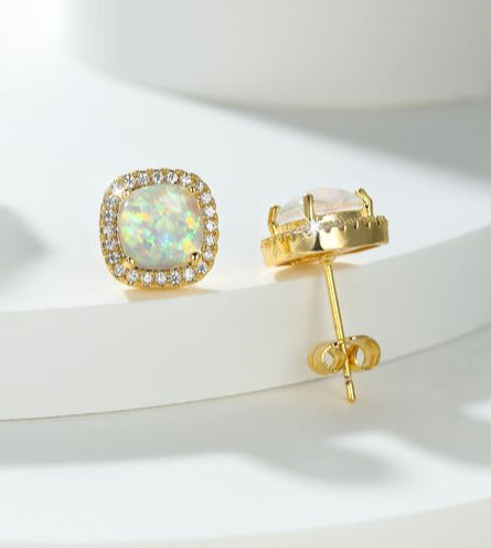 Luxury Zircon Stud Earrings