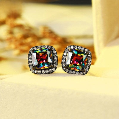 Luxury Zircon Stud Earrings