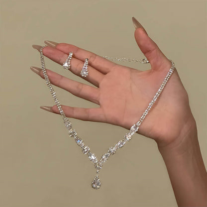 3pcs Luxury Rhinestone Jewelry