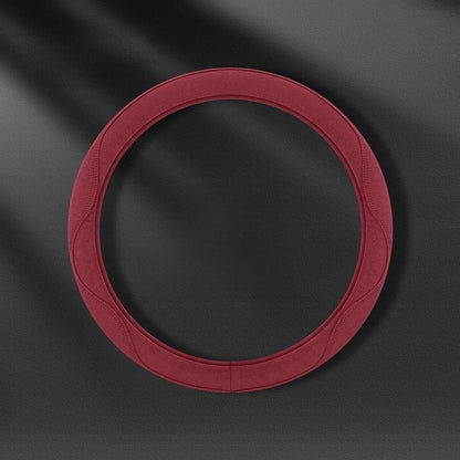 Suede Leatherette Steering Wheel Cover