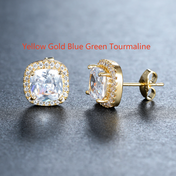 Luxury Zircon Stud Earrings