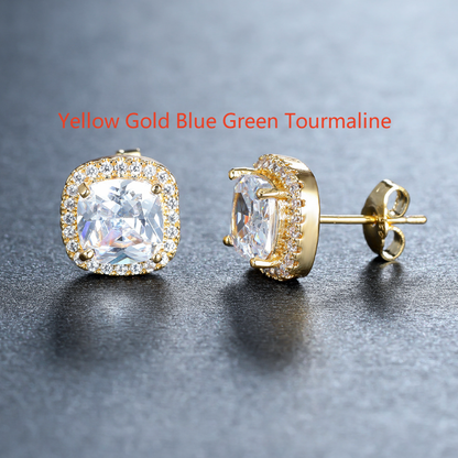 Luxury Zircon Stud Earrings