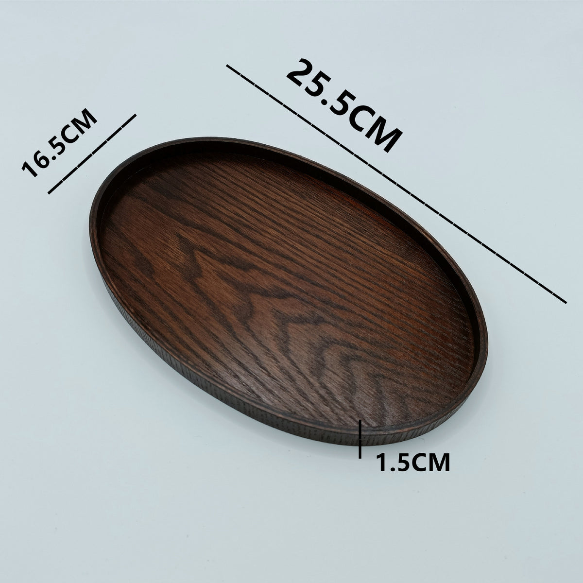 Wooden Multi-Purpose Serving Tray  Round Oval and Semicircle