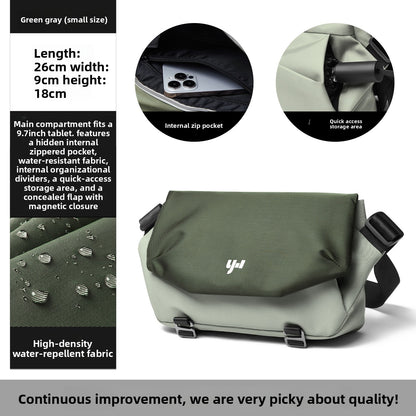 Functional Crossbody Messenger Bag