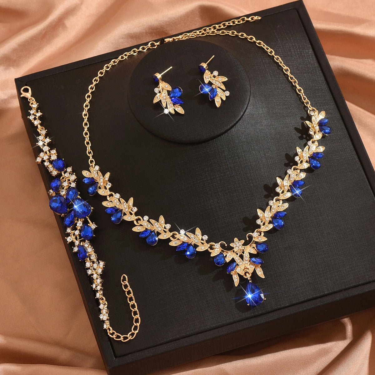 Luxury Blue Jewelry Set