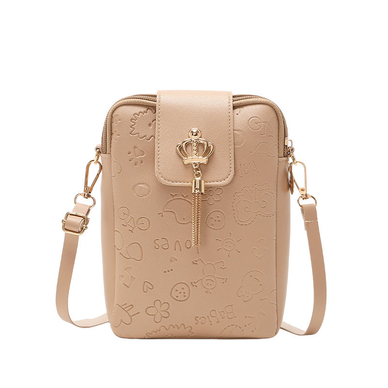 Women's Wavy Embossed Bag