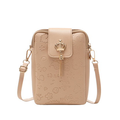 Women's Wavy Embossed Bag