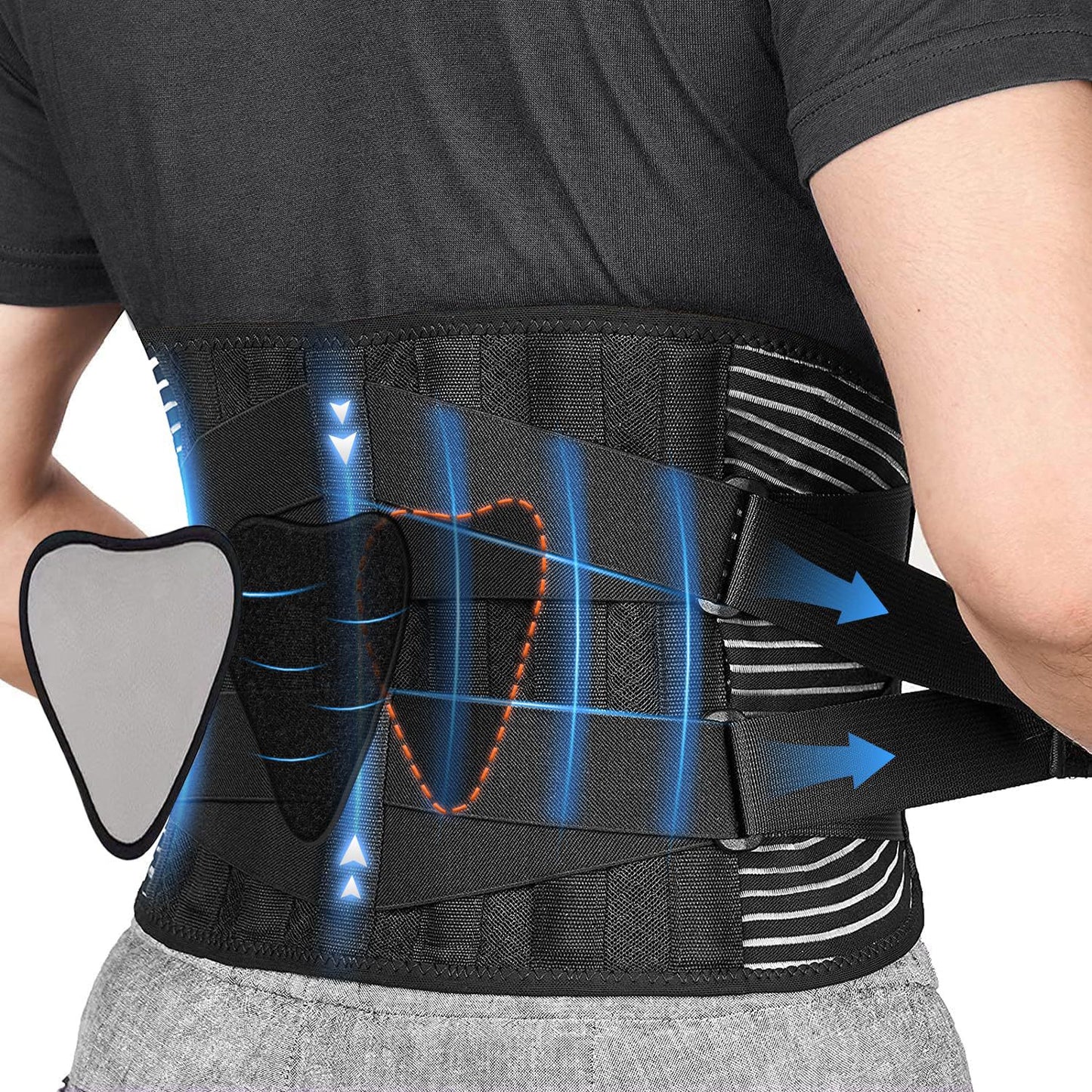 Dual Compression Lumbar Support Belt