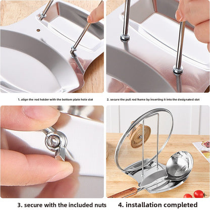 Stainless Steel Lid Rack