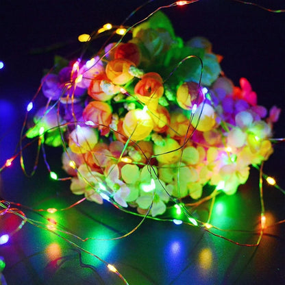 Solar Copper Wire String Lights