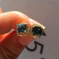 Luxury Zircon Stud Earrings