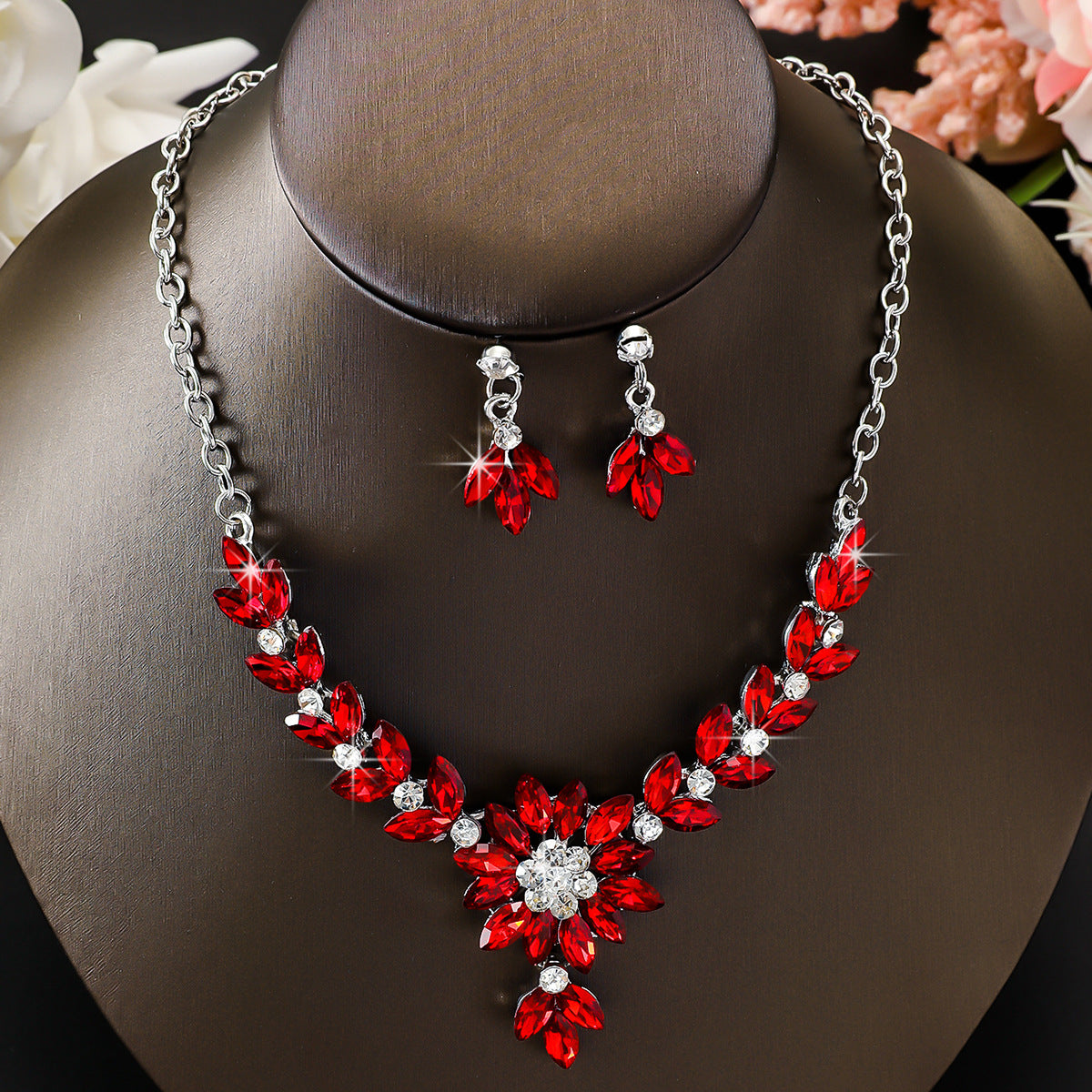 Floral Wedding Jewelry Set
