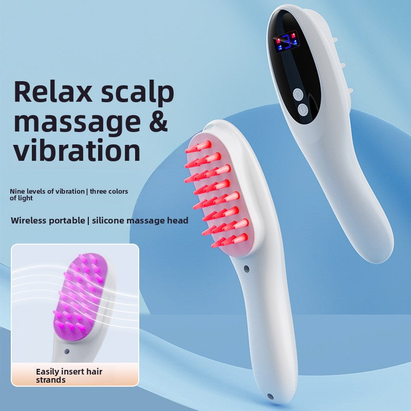Red Blue Light Scalp Massager