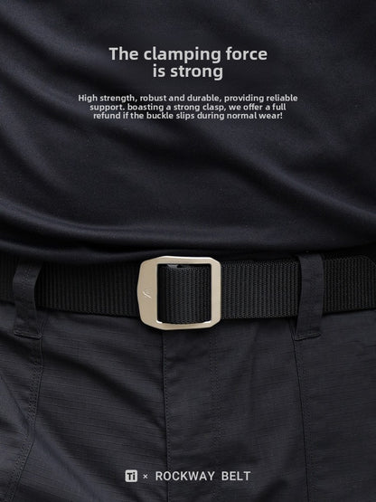 Titanium Tactical Canvas Belt