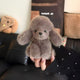 Scented Plush Dog Keychain