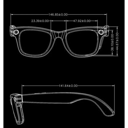 AI Smart Glasses with 8MP Camera