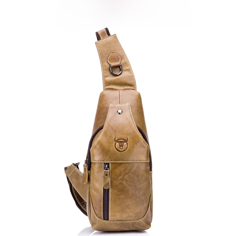 Leather Crossbody Chest Bag