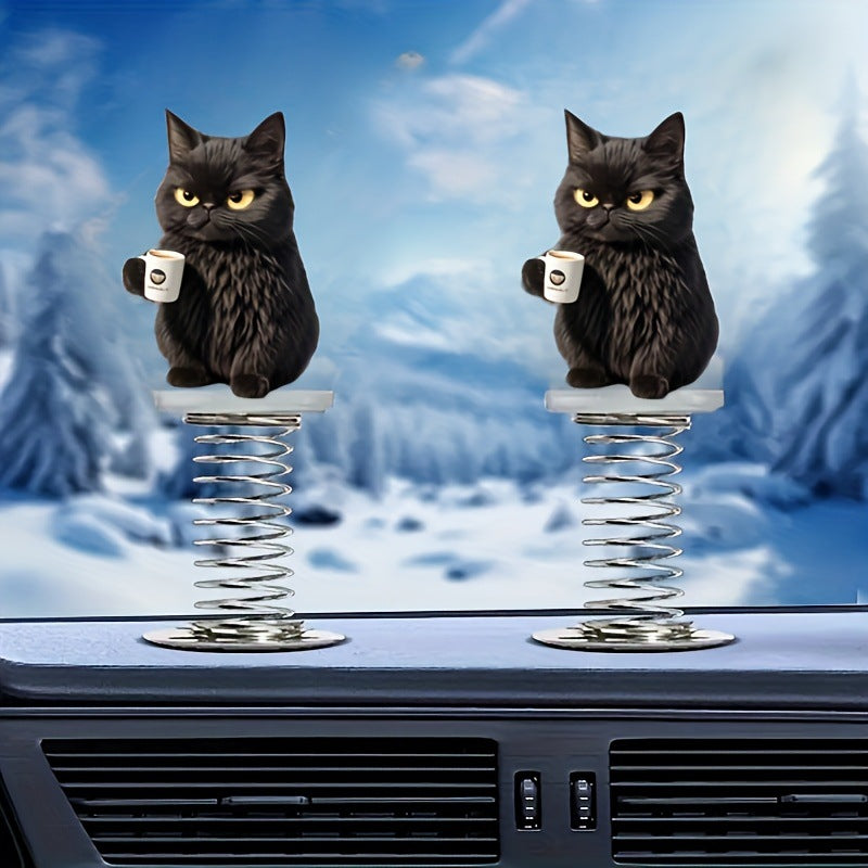 Cute Cat Mirror Pendant