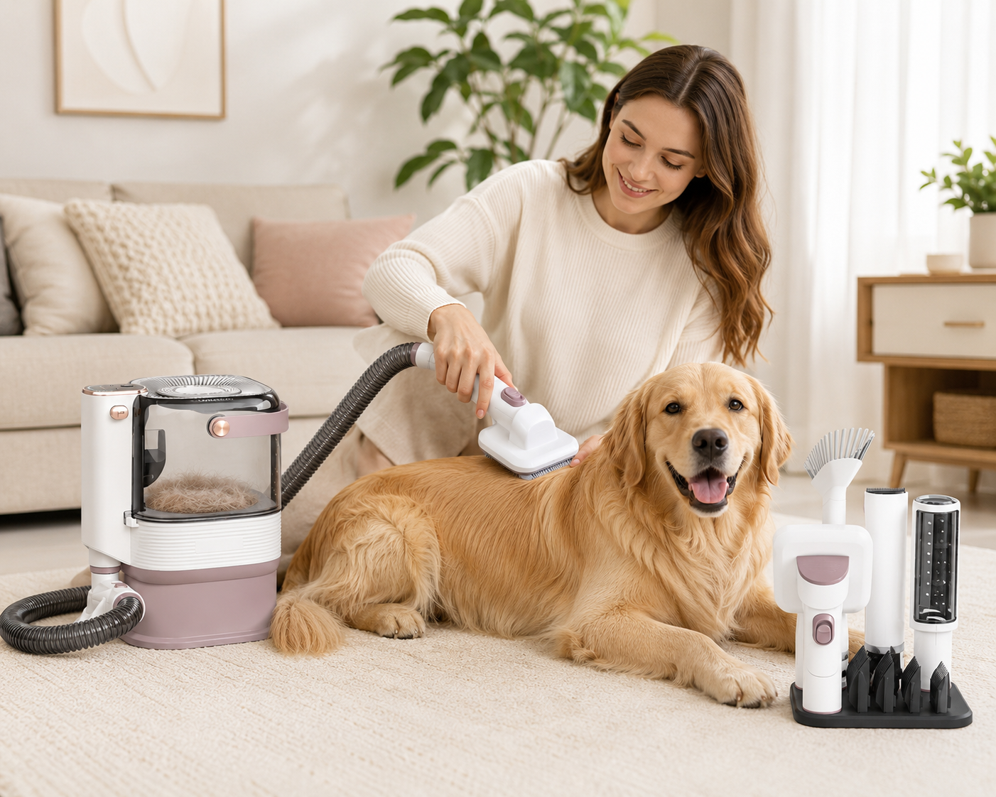 Pet Hair Grooming Vacuum
