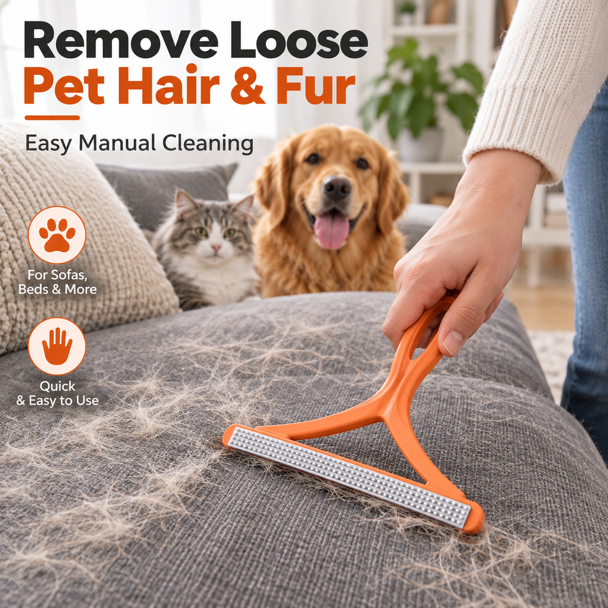 Manual Pet Hair Remover
