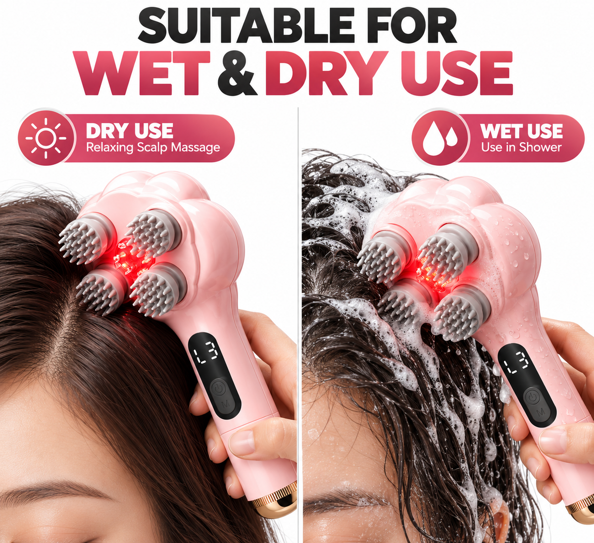 1500mAh Scalp Massage Comb