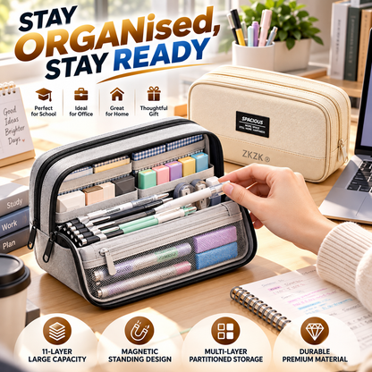 11 Layer Magnetic Pencil Case