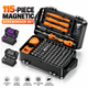 115 Piece Magnetic Screwdriver Set